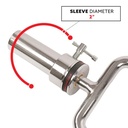 SUNNY HEALTH & FITNESS 34´ OLYMPIC TRICEP BAR WITH RING COLLARS