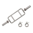 SUNNY HEALTH & FITNESS 34´ OLYMPIC TRICEP BAR WITH RING COLLARS