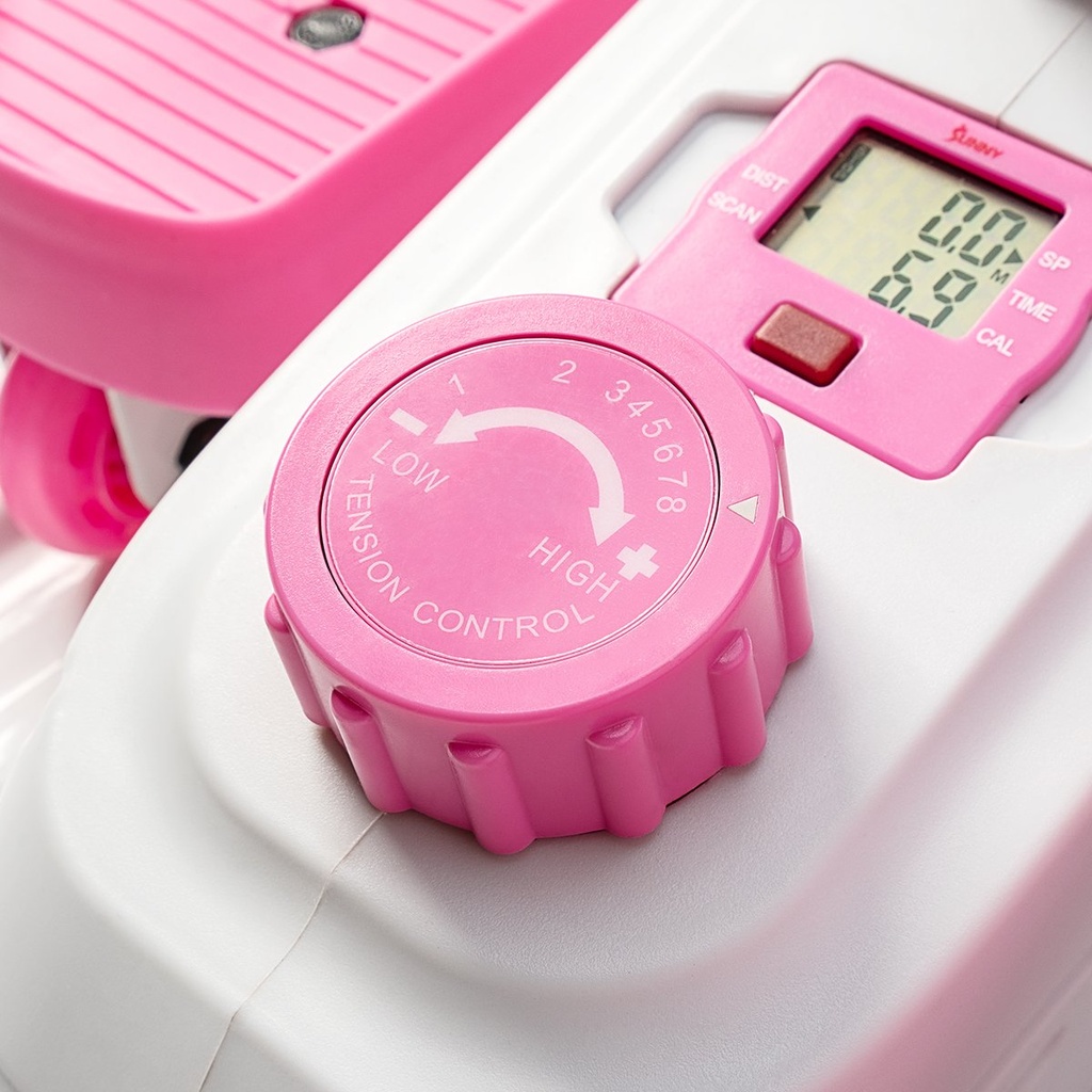 SUNNY  PINK UNDER DESK ELLIPTICAL MACHINE