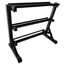 Infinité Rack de mancuernas Gimnasio, Capacidad 880 Libras Negro IF-R3-NIV