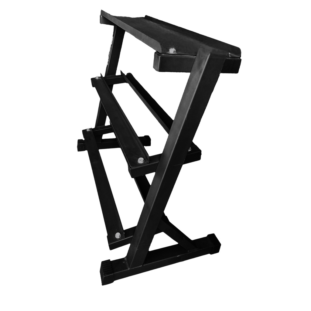 Infinité Rack de mancuernas Gimnasio, Capacidad 880 Libras Negro IF-R3-NIV