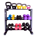 Infinité Rack de mancuernas Gimnasio en casa, Capacidad de 600 Libras, Amarillo/Negro IF-R2N (copia)