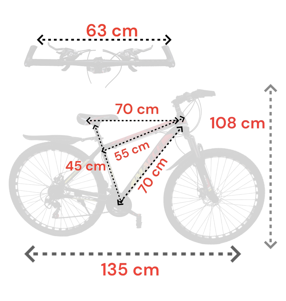 INFINITé Bicicleta De Montaña Rodada 29 IF-MTB29