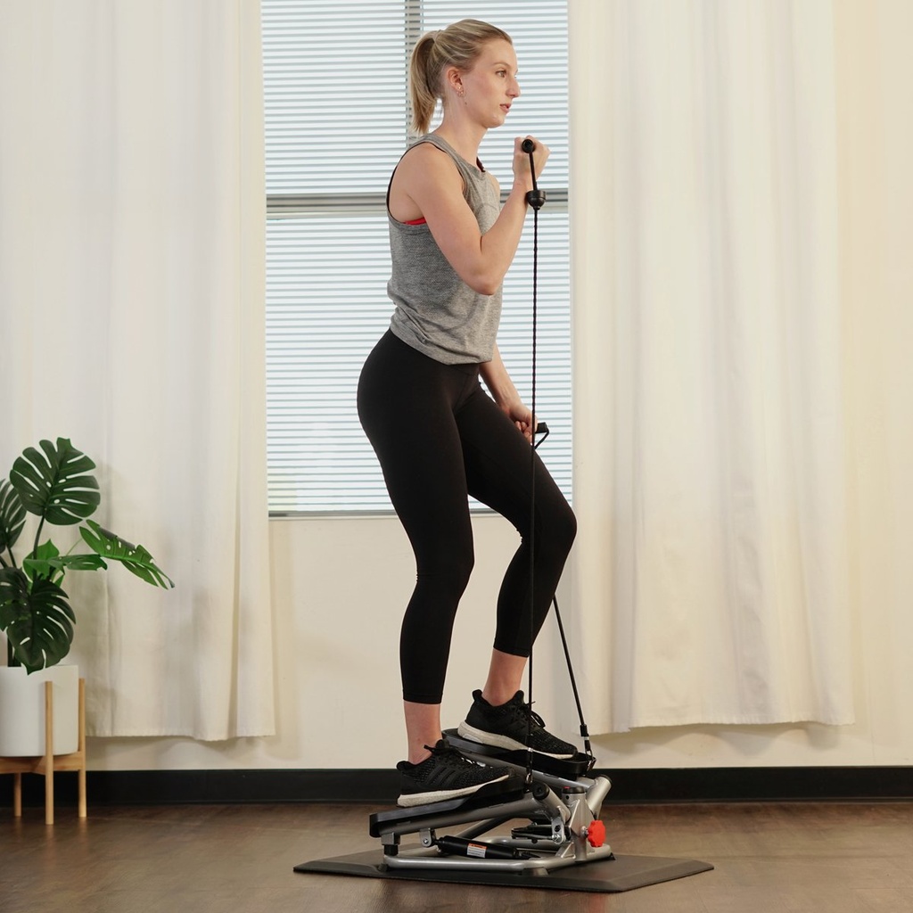 Sunny Health & Fitness  Máquina escalonadora con Bandas de Resistencia SF-S0979