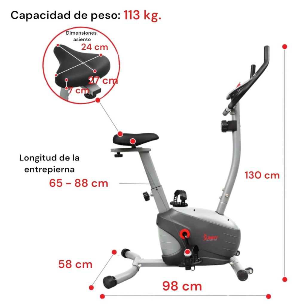 Sunny Bicicleta vertical SF-B220030