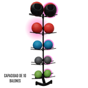 Infinité Rack para Balones medicinales 10 Espacios/ Medicine Ball Rack For 10 Pcs  IF-PRK570