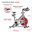 Sunny Bicicleta de Profesional Indoor Cycling Bike SF-B901
