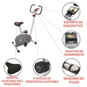 SUNNY Bicicleta Vertical de resistencia magnética con monitor SF-B2906