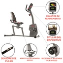 Sunny Health &amp; Fitness Bicicleta Magnética Recumbente SF-RB4806