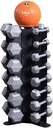 BodySolid Rack de Mancuernas Hexagonales Vertical 10 pares BS-GDR80