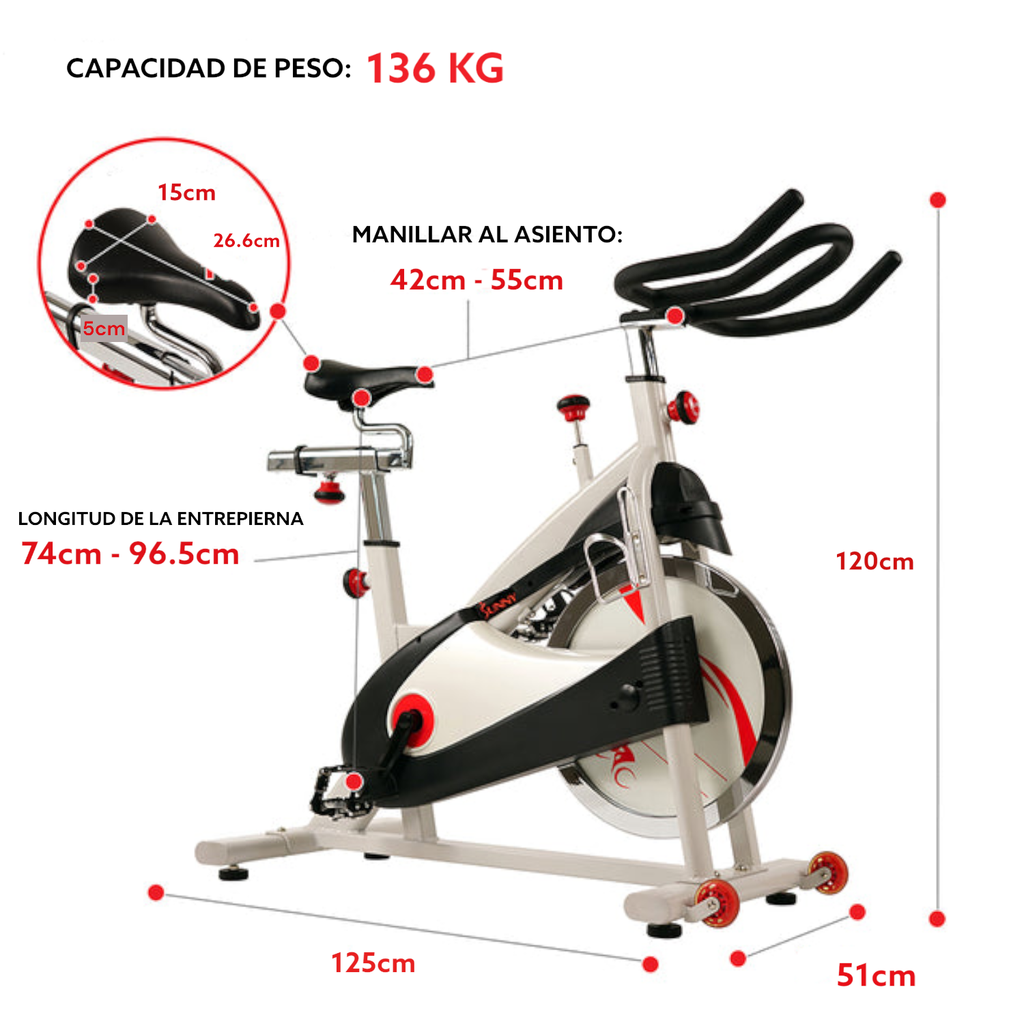 Sunny Bicicleta de Cycling Premium con Banda de tracción SF-B1509