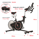Sunny Health & Fitness Bicicleta Magnética de Ciclismo de Trasmisión por Correa SF-B1709