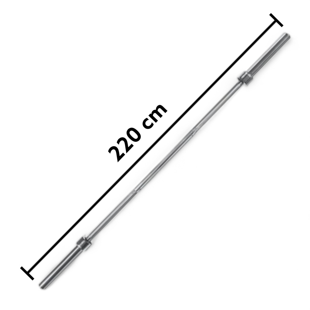 Cross Area Bar 220 mm 8 Bearings 1500 lb 20 kg