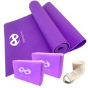 Infinité Set de Yoga Purpura 1 Mat 2 Bloques y 1 Cinturón Mod. IF-YSET-P1