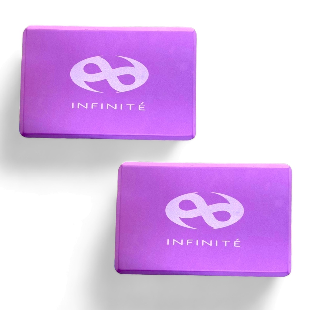 Infinité Set de Yoga Purpura 1 Mat 2 Bloques y 1 Cinturón Mod. IF-YSET-P1