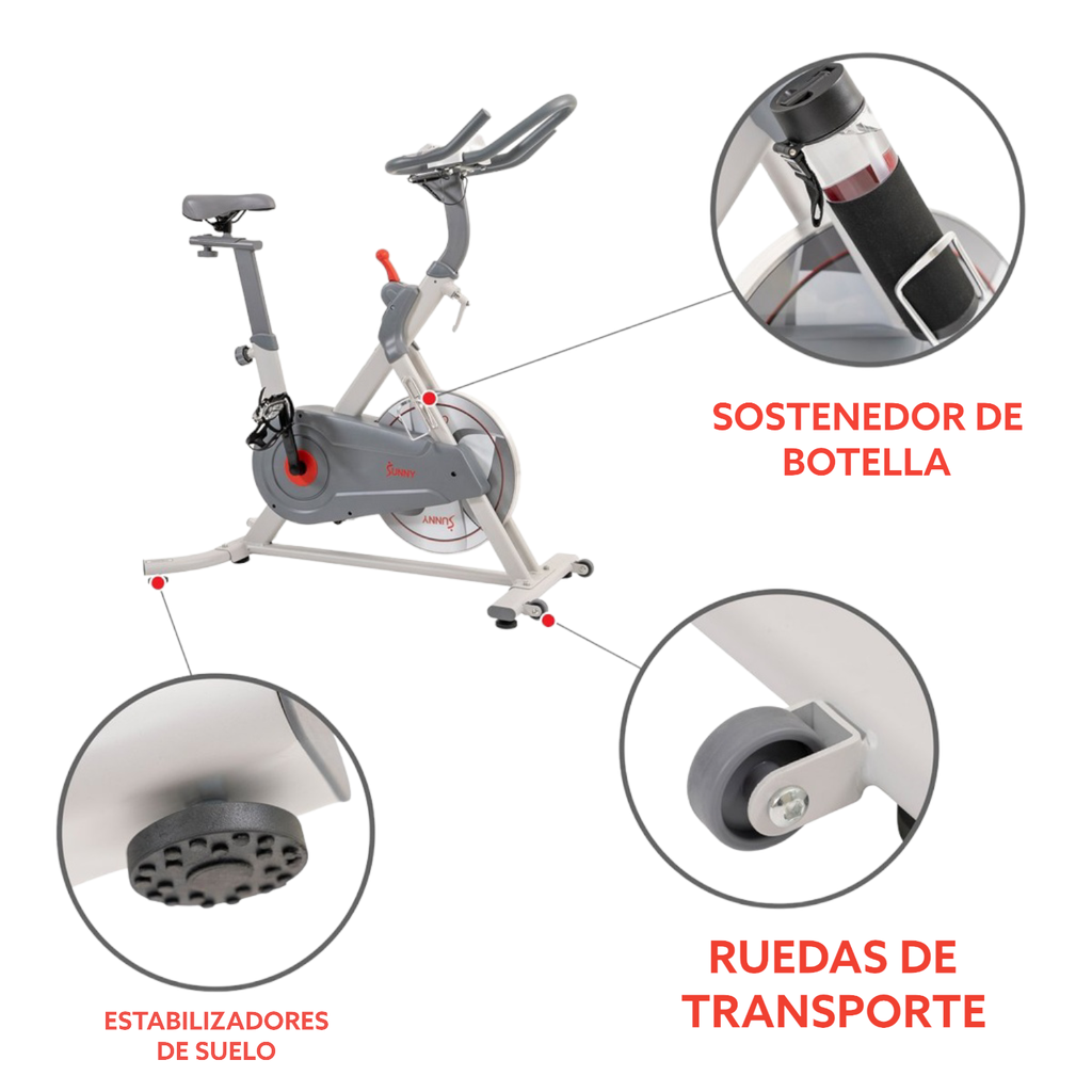 Sunny Fitness Bicicleta Cycling Bike Pro Lite Banda y Freno Magnético SF-B1970