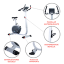 Sunny Health & Fitness - Bicicleta Vertical c/ Monitor de Pulso Cardiaco- ASUNA - SF-B4200
