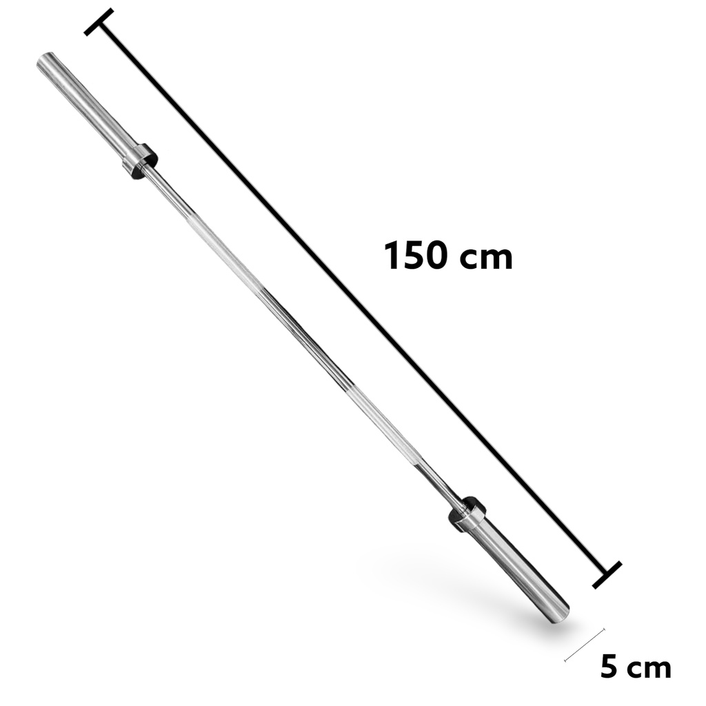 BARRA CORTA OLIMPICA 150 CM  LINEA ECONOMICA IF-LE150/OL