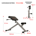 Sunny Banco de Hiper-extensiones o Espalda Baja/Silla Romana a 45° SF-BH6629