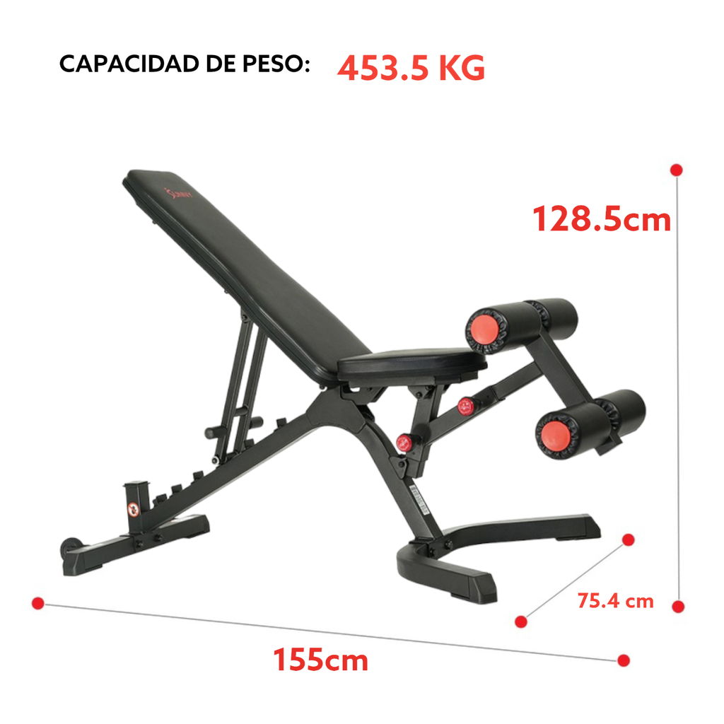 Sunny Banco uso Rudo Ajustable Multiposiciones aguanta 1000 Lb de peso SF-BH6920