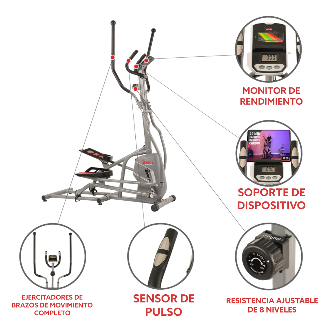 Sunny Eliptica Magnetica Programable SF-E3810