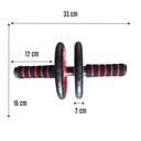 KIT DE RUEDA DE ABDOMEN, CUERDAS, PUSH UP Y EJERCITADOR