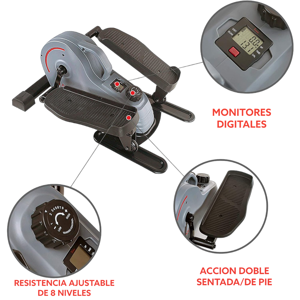 Máquina elíptica portátil para Debajo de la Mesa SF-E3872
