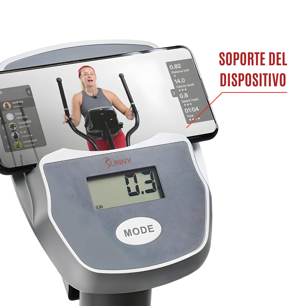 Sunny Elíptica Serie Essentials inteligente magnética con la aplicación exclusiva SunnyFit™ Conectividad Bluetooth