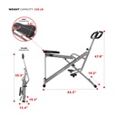 Ejercitador Vertical Row-N-Rider Marca Sunny Health & Fitness
