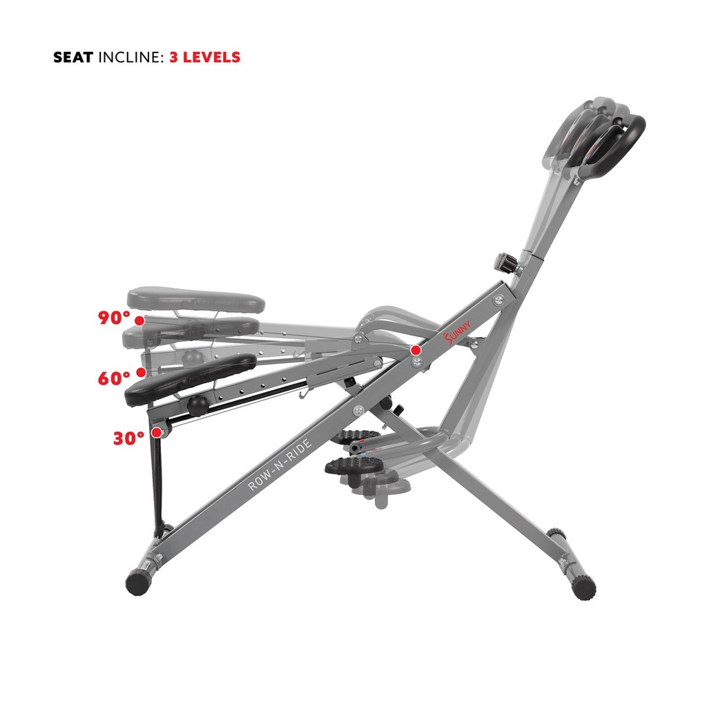 Ejercitador Vertical Row-N-Rider Marca Sunny Health & Fitness