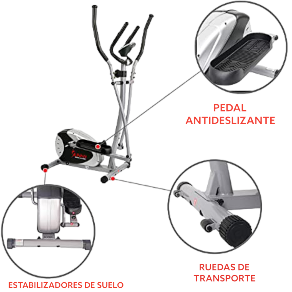 Sunny Bicicleta Elíptica Resistencia Magnética SF-E905