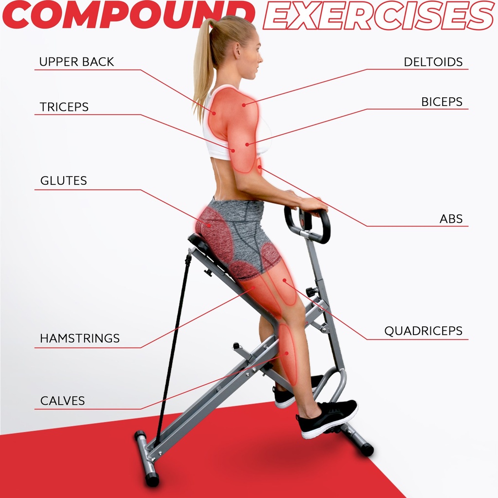 Ejercitador Vertical Row-N-Rider Marca Sunny Health & Fitness
