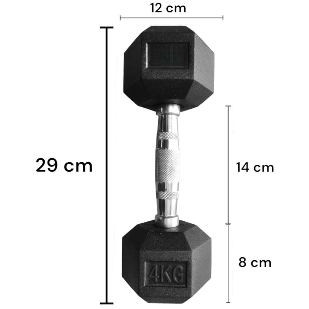 INFINITÉ MANCUERNA HEXAGONAL DE 4KG LINEA ECONOMICA IF-LEHK4