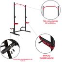 SUNNY SOPORTE PARA BARRA RACK DE SENTADILLAS POWER ZONE SQUAT SF-XF9931