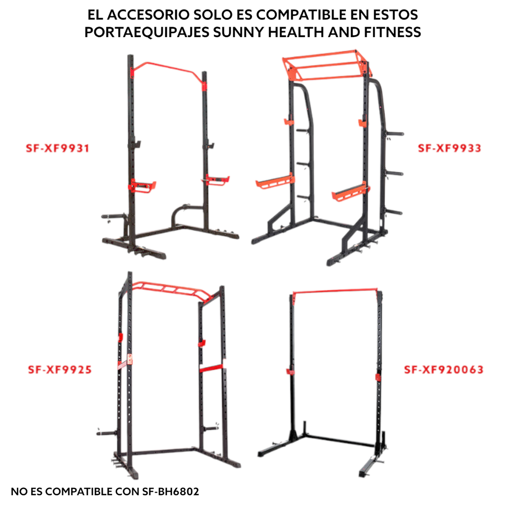 Sunny Fitness Accesorio de Soporte para Barra para Racks de la marca Sunny Fitness (SF-XFA003)