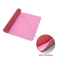 Mat de Yoga para Ejercicio de TPE (Rosado/Marsala)  Marca Sunny Health & Fitness