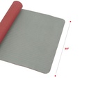 Mat de Yoga para Ejercicio de TPE (Rosado/Marsala)  Marca Sunny Health & Fitness