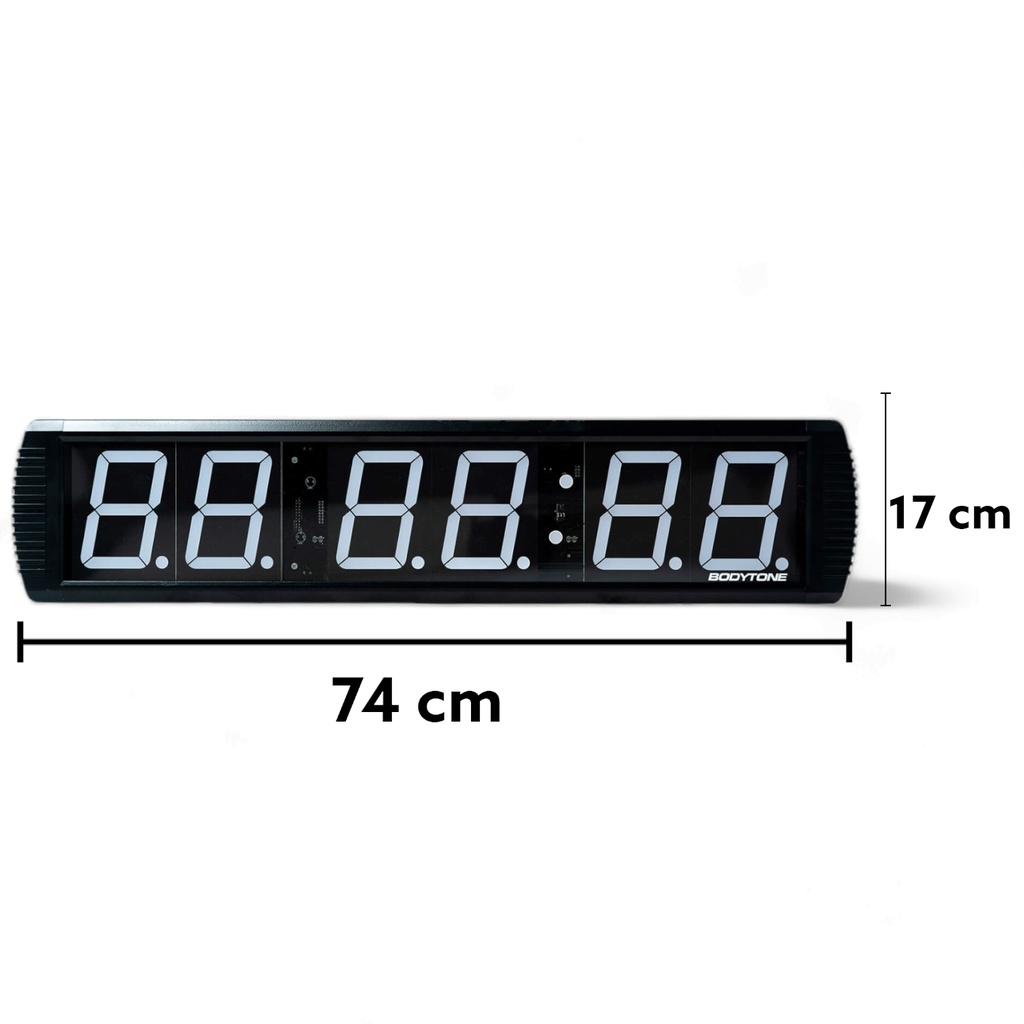 Bodytone Reloj para Cross Area con intervalos y Control Remoto Incluido BT-CLC