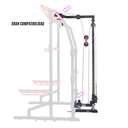 SUNNY HEALTH & FITNESS SISTEMA DE POLEA PARA JALONES AL PECHO SF-XF9927