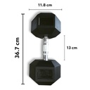 Infinité Par de Mancuernas Hexagonales 22.5 Kg IF-HK22.5