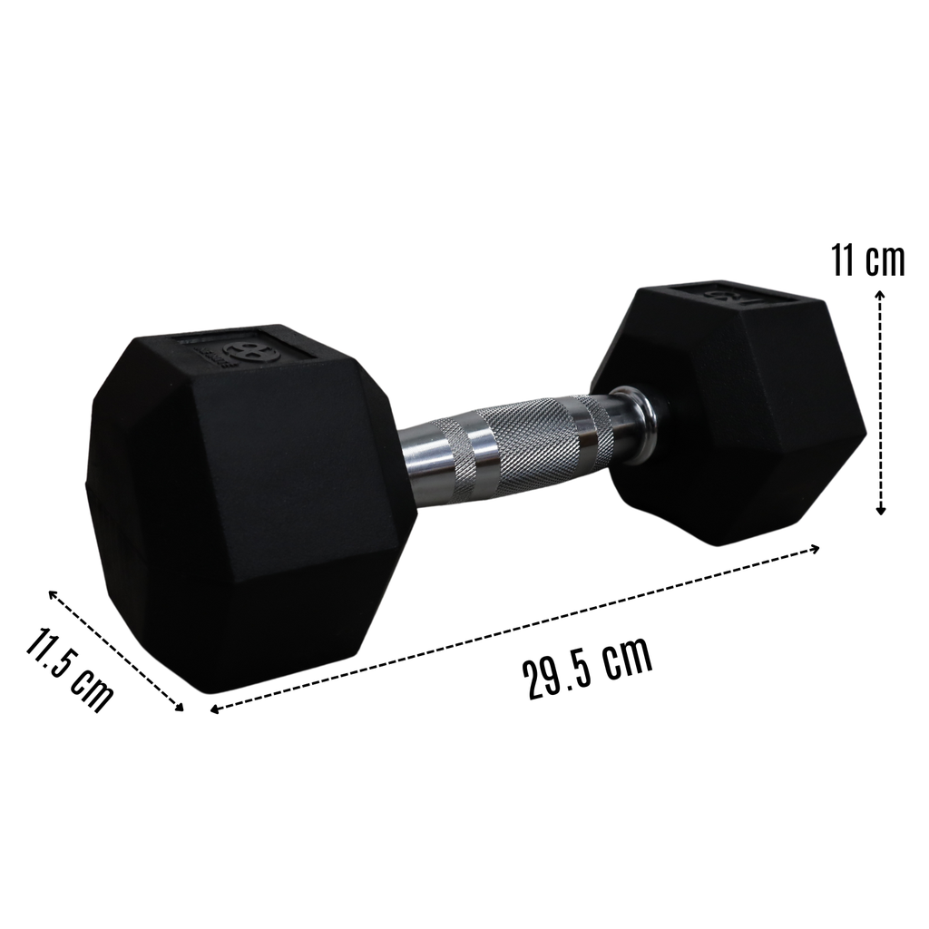 Infinité Par de Mancuerna Hexagonal Goma de alta Resistencia 15 Lb IF-HL15