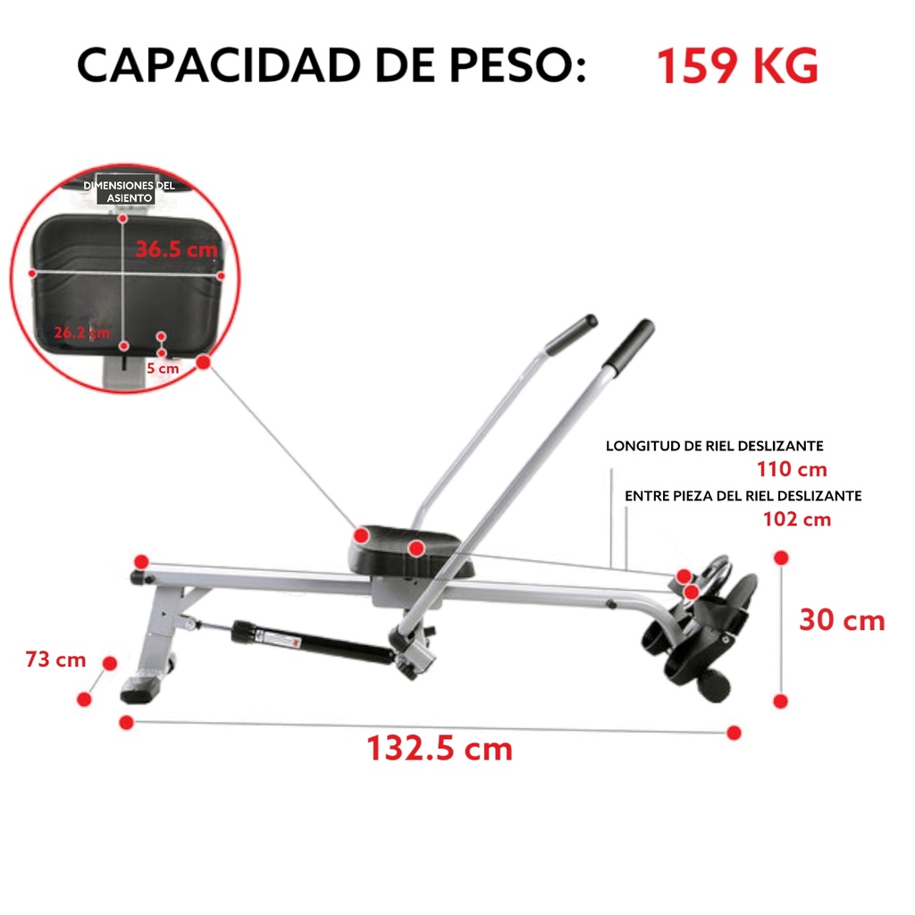 Sunny Health & Fitness Full Motion Rowing Machine SF-RW5639