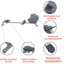 SUNNY HEALTH & FITNESS MAQUINA DE REMO/REMADORA CON VOLANTE SF-RW5856