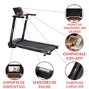 SF-T722022 SunnyHealth & Fitness Interactive Slim AutoIncline Treadmill with Bluetooth