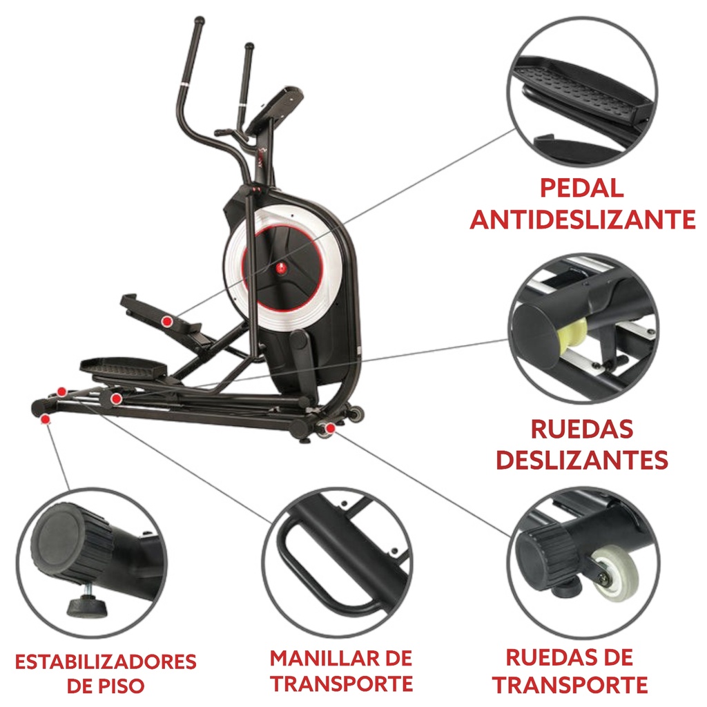 SUNNY HEALTH & FITNESS ENTRENADOR ELIPTICO PROGRAMABLE SF-E3875