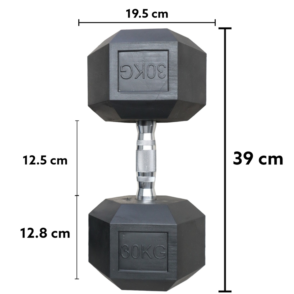 INFINITÉ MANCUERNA HEXAGONAL DE 30KG LINEA ECONOMICA IF-LEHK30