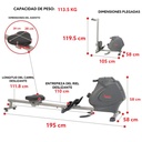 Sunny Health & Fitness  Máquina de Remo magnética multifunción SF-RW5941