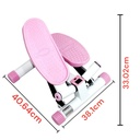 Sunny Health &amp; Fitness Pink Adjustable Twist Stepper SF-P8000