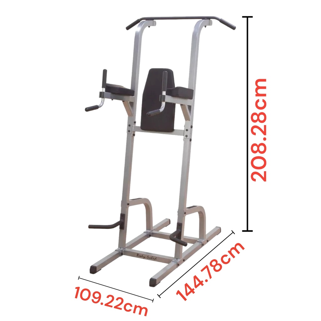 Body Solid Vertical Knee Raise Chin Dip/Elevación vertical de rodillas Inmersión de mentón BS-GVKR82