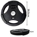Infinité Disco Olimpico Profesional Forro de goma de alta resistencia 35 Lb IF-50/35LB